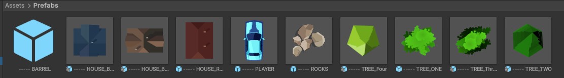 Prefab assets